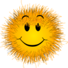 Fluffy Smiley Clip Art